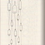 Our first idea was to promote healthy environmental issues. This illustrate water bottles hanged from above.